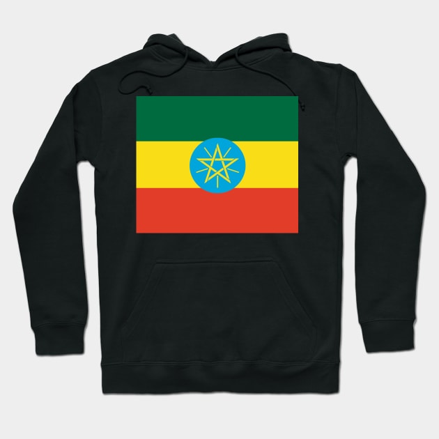 Ethiopia flag Hoodie by flag for all